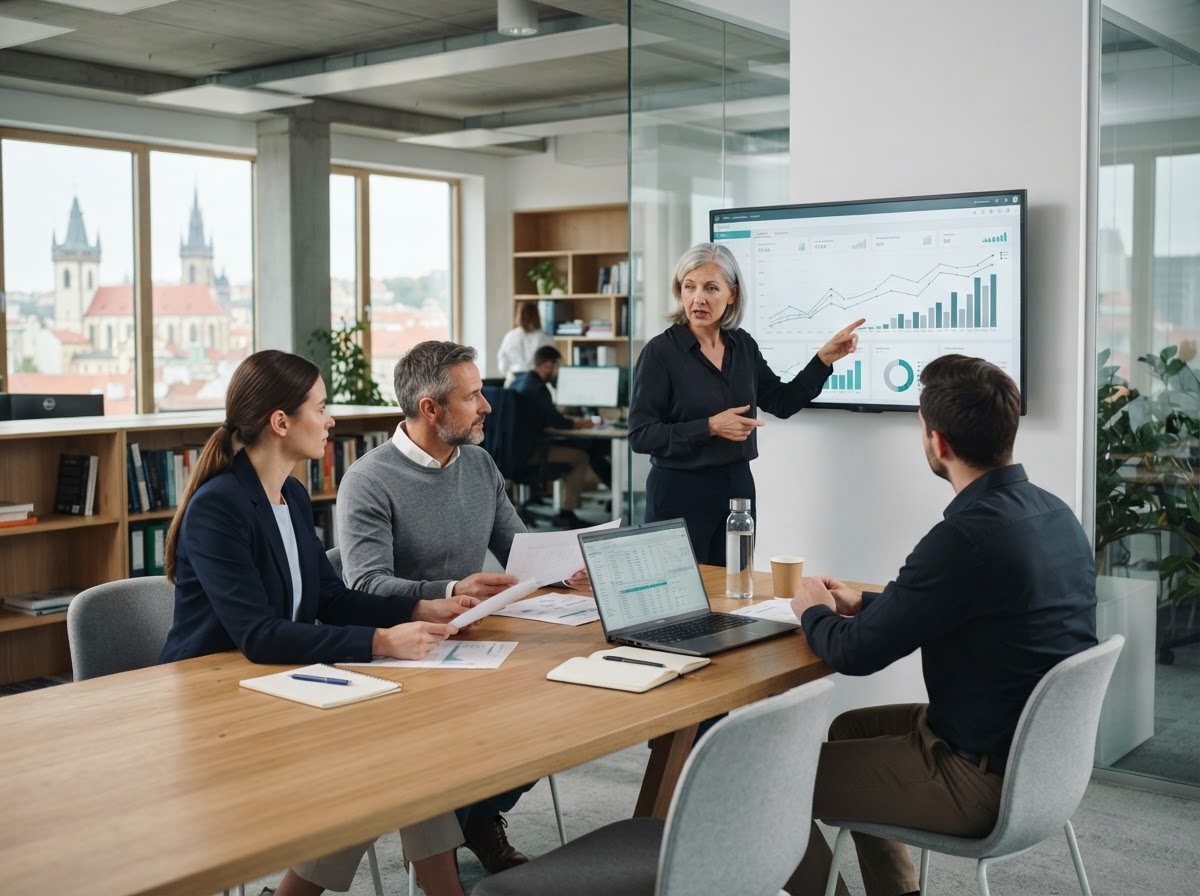 Uzol Dexeris – rozhraní platformy s přehledem analytických modulů
